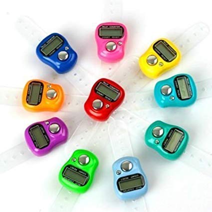 🔱 GadgetsGully Jap Counter Ring – Digital Mantra Clicker with LED 🔱
