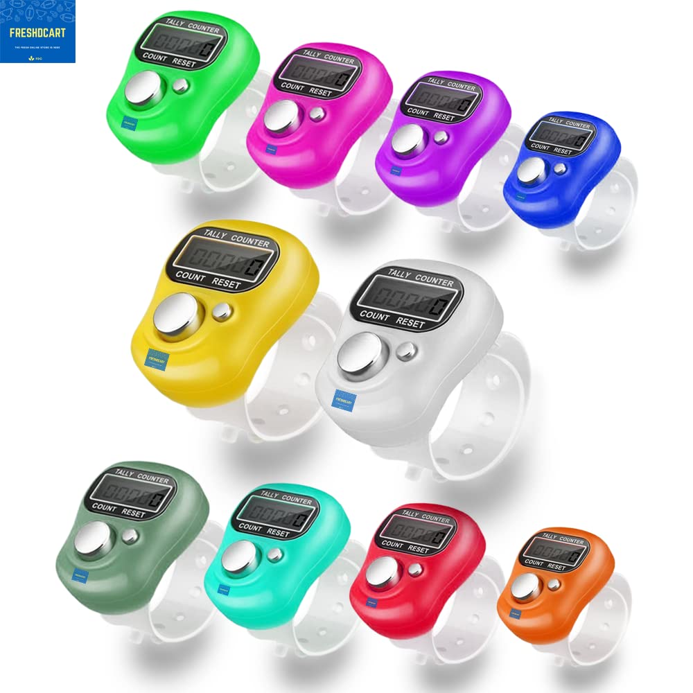 🔱 GadgetsGully Jap Counter Ring – Digital Mantra Clicker with LED 🔱